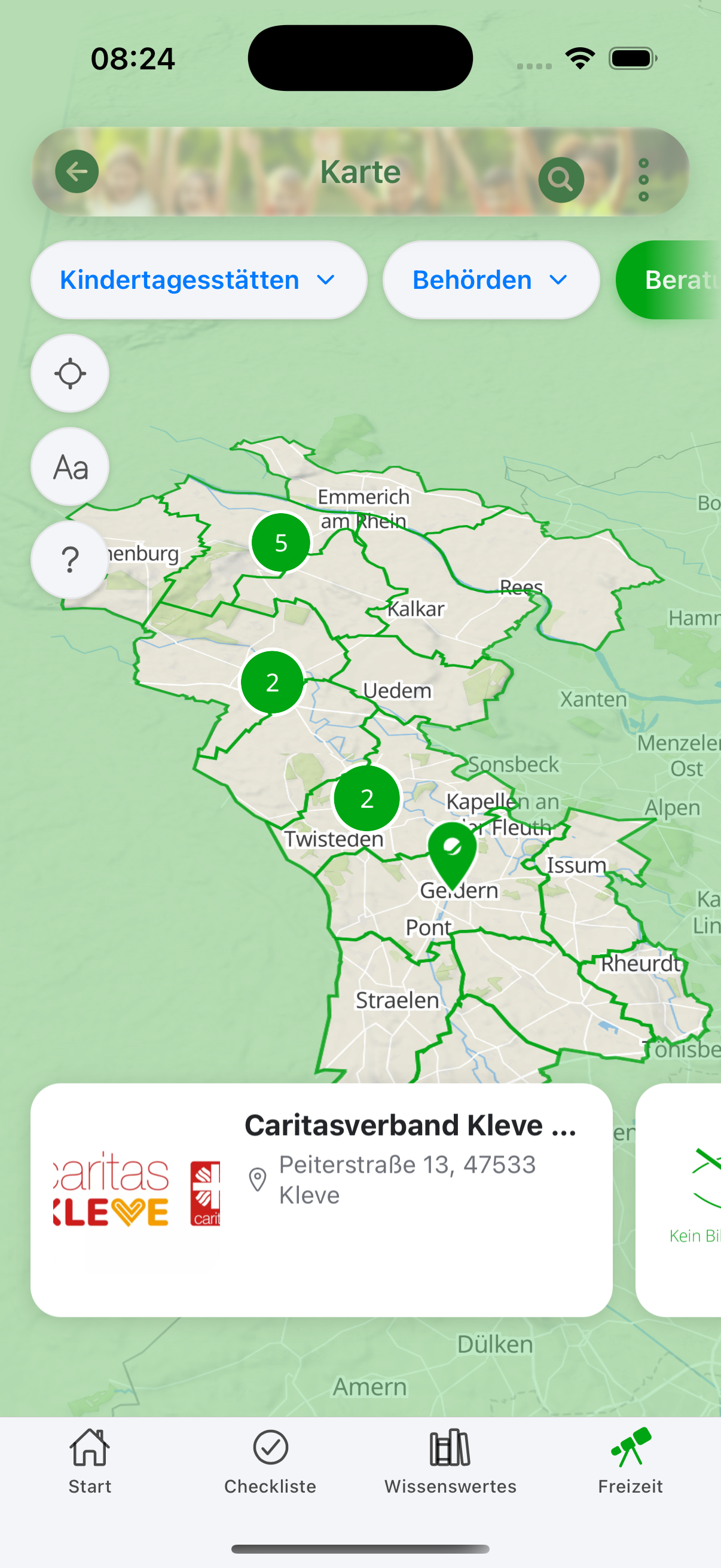 Screenshot der App AppKes